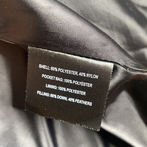 T Tahari Women's Blue Long Puffer Jacket Down-Filled Lightweight size Small - Picture 8 of 10